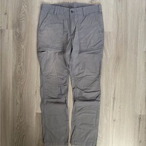 GRAY CARHARTT WORKWEAR PANTS
